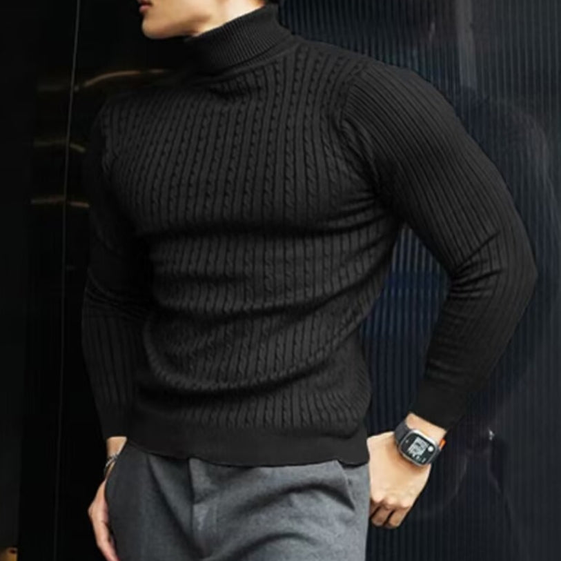 CABLEFLOW™ BOLD TURTLENECK