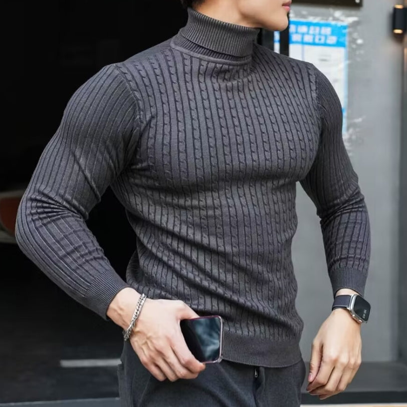 CABLEFLOW™ BOLD TURTLENECK