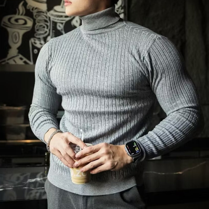 CABLEFLOW™ BOLD TURTLENECK