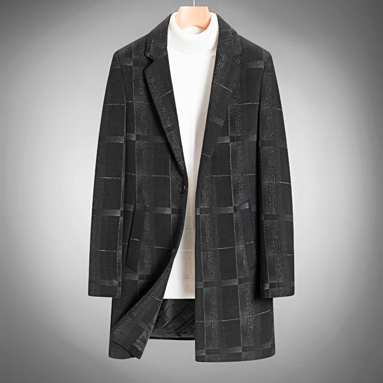 JULIEN TIMELESS WOOL BLEND OVERCOAT
