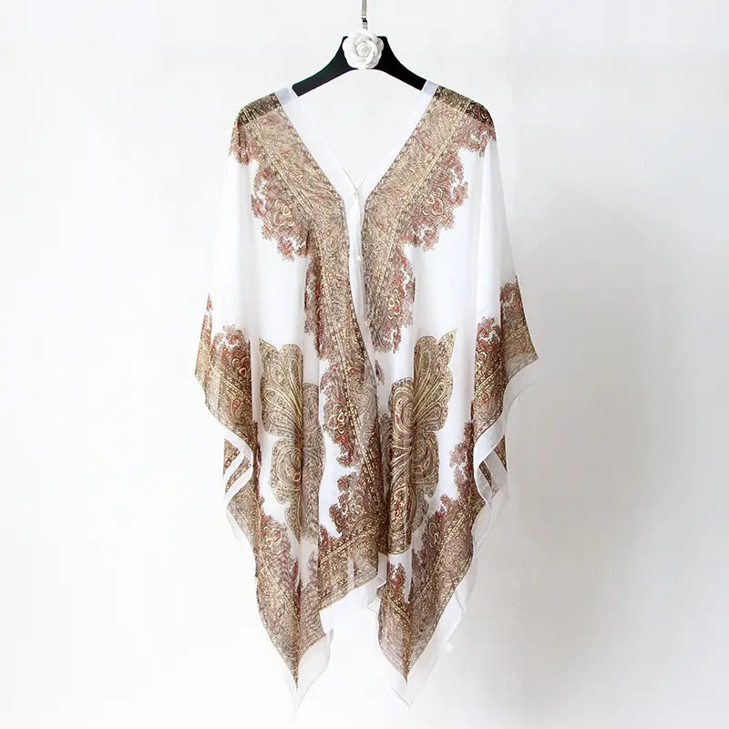 Blooming Sun Protection Shawl