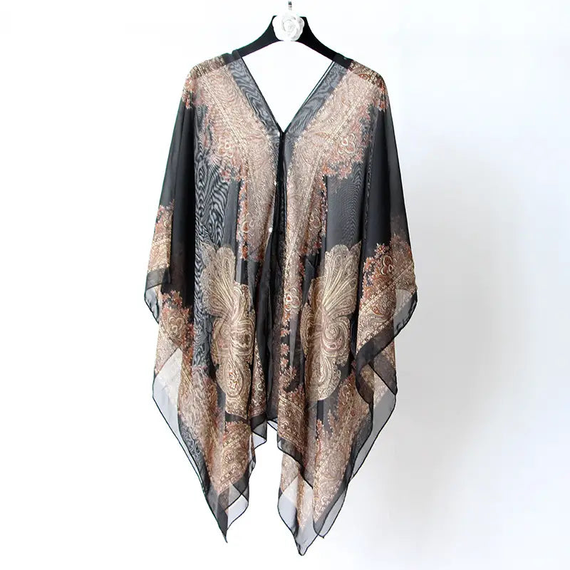 Blooming Sun Protection Shawl
