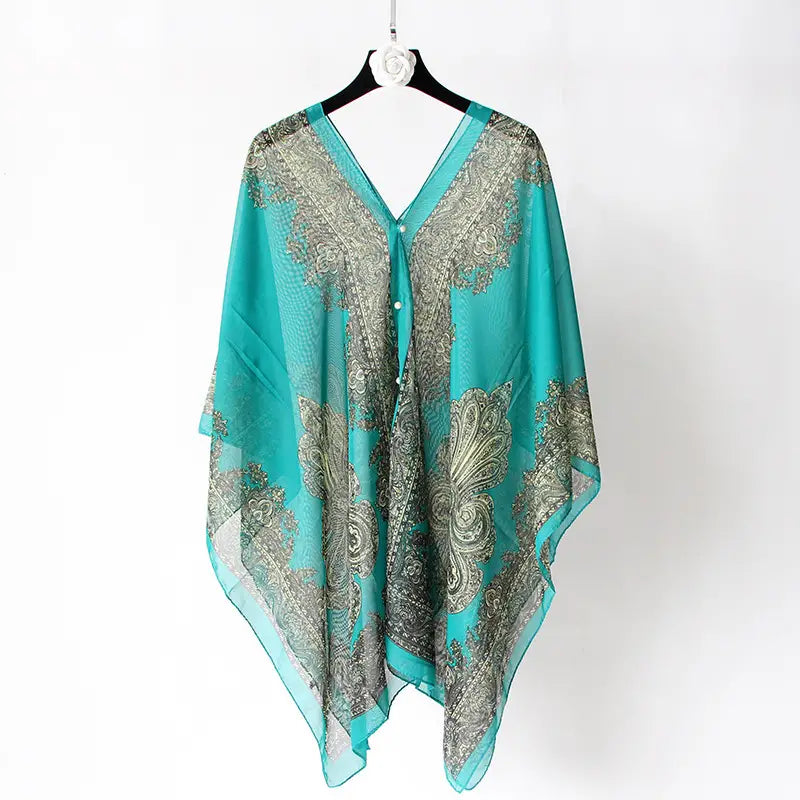 Blooming Sun Protection Shawl
