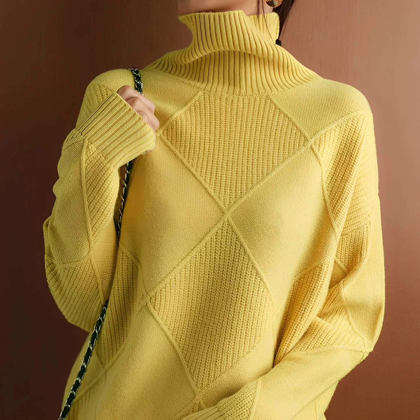 Giorgina Lotus Turtleneck
