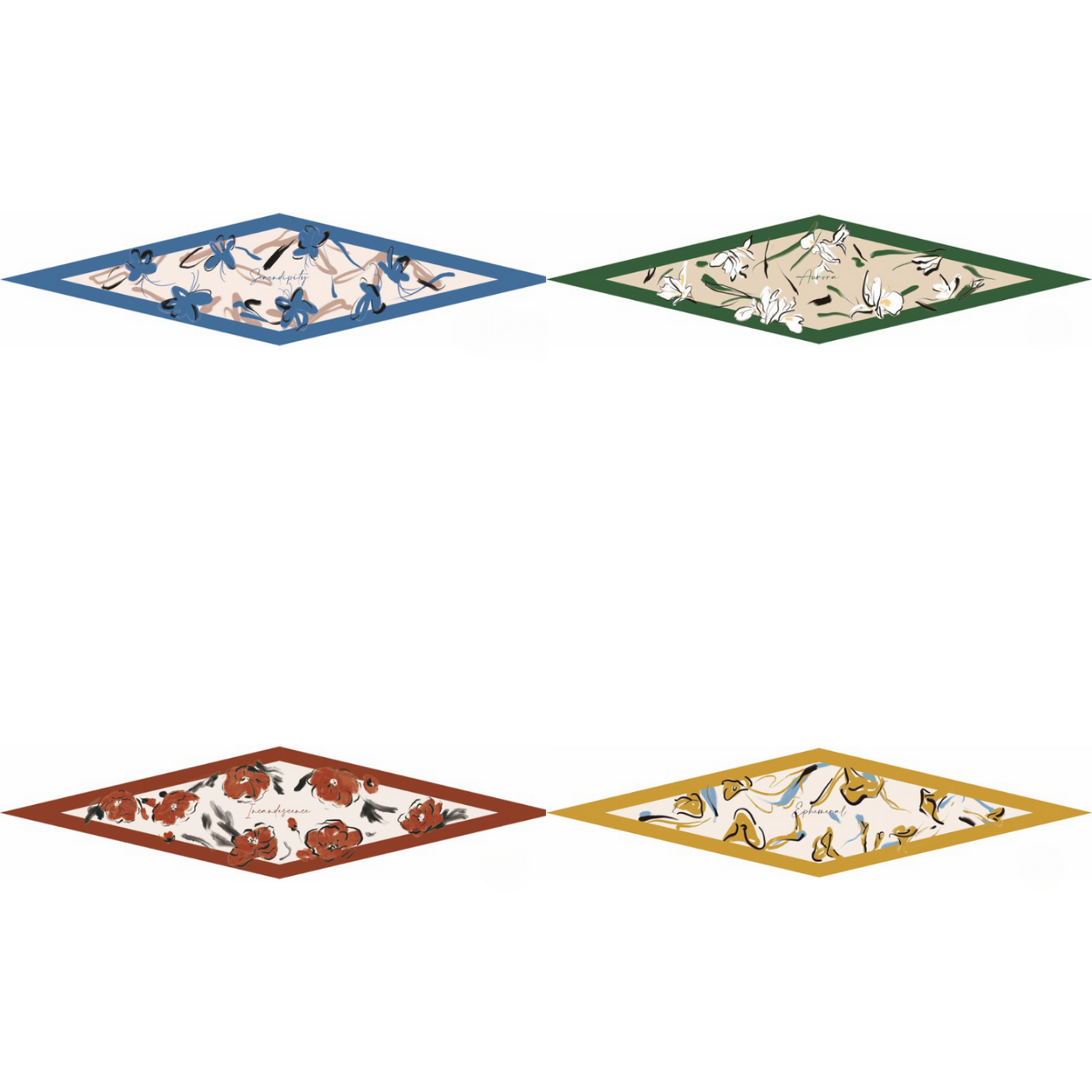 L'ÉCLAT LOTUS™ Mulberry Satin Scarf