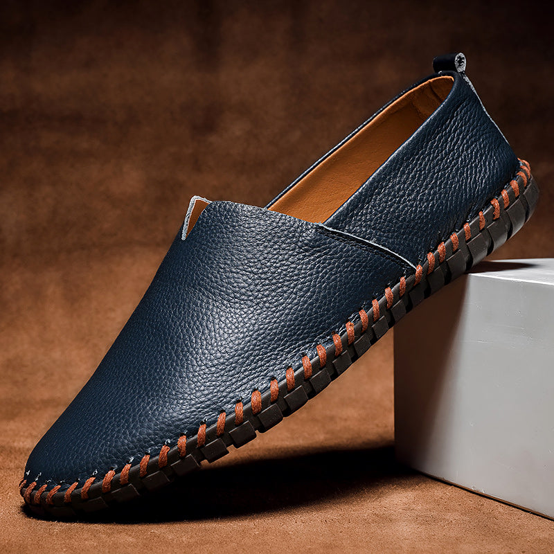 Jack Washington Minimal Genuine Leather Loafers