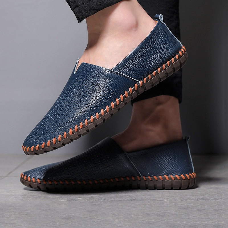 Jack Washington Minimal Genuine Leather Loafers