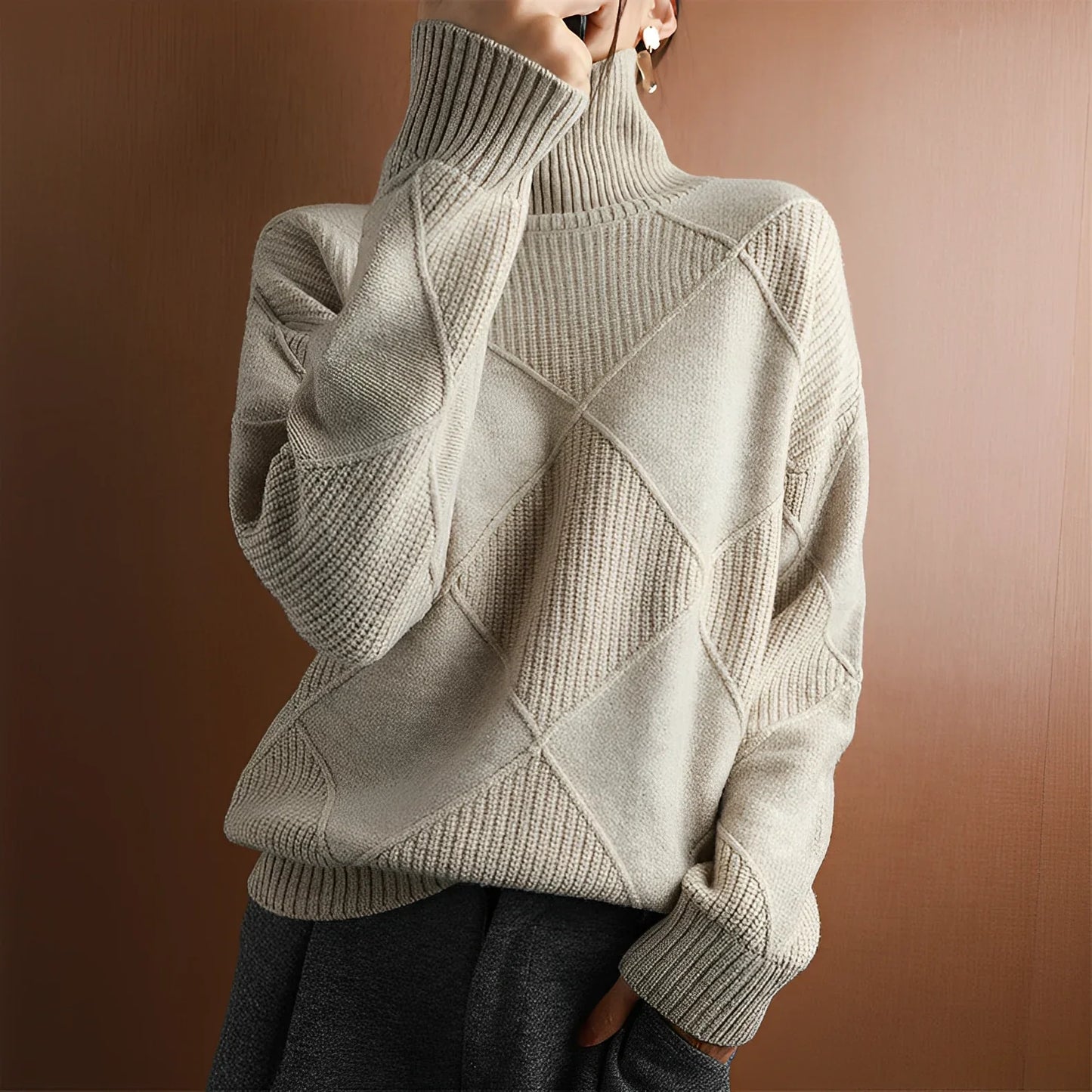 Giorgina Lotus Turtleneck