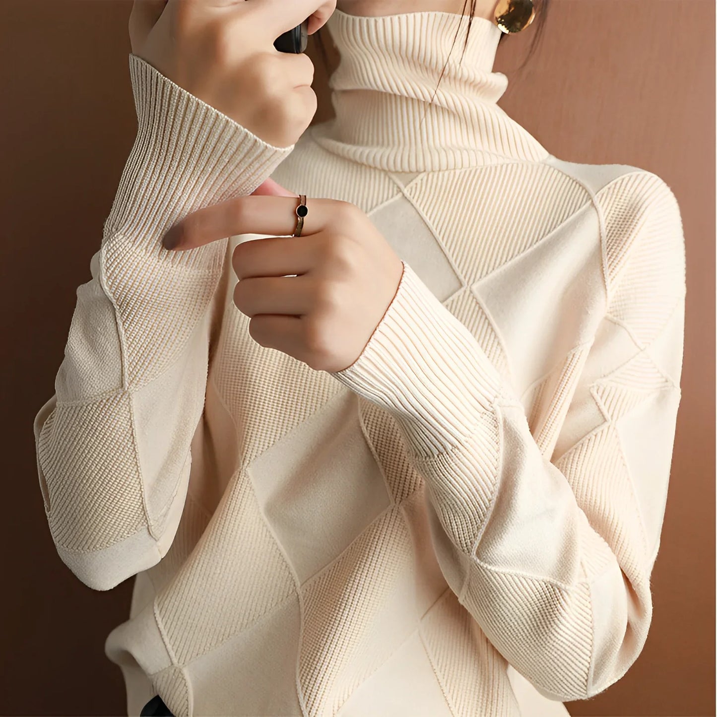 Giorgina Lotus Turtleneck