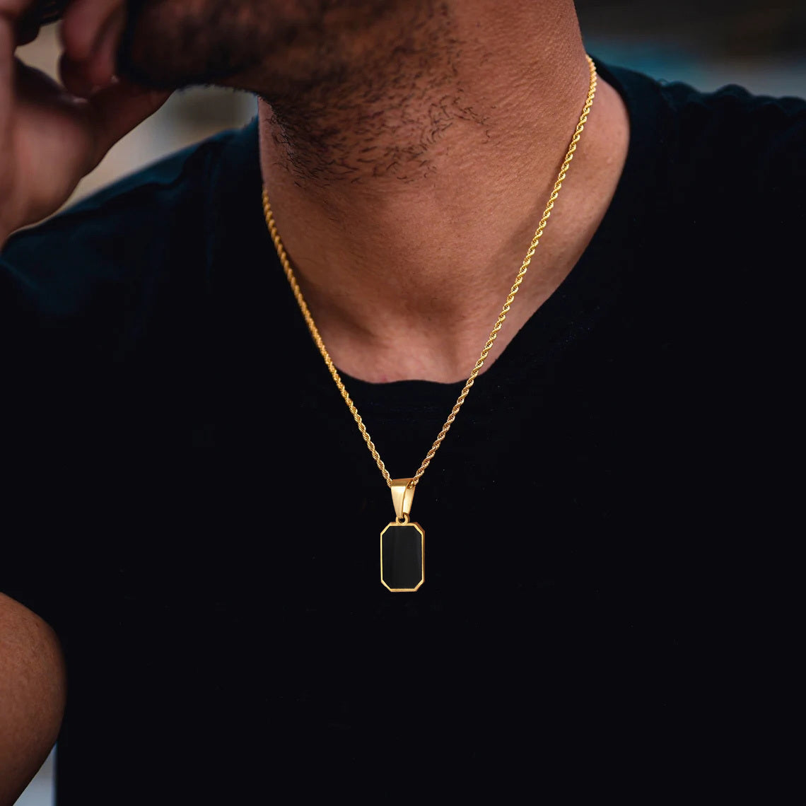 Onyx Edge Necklace