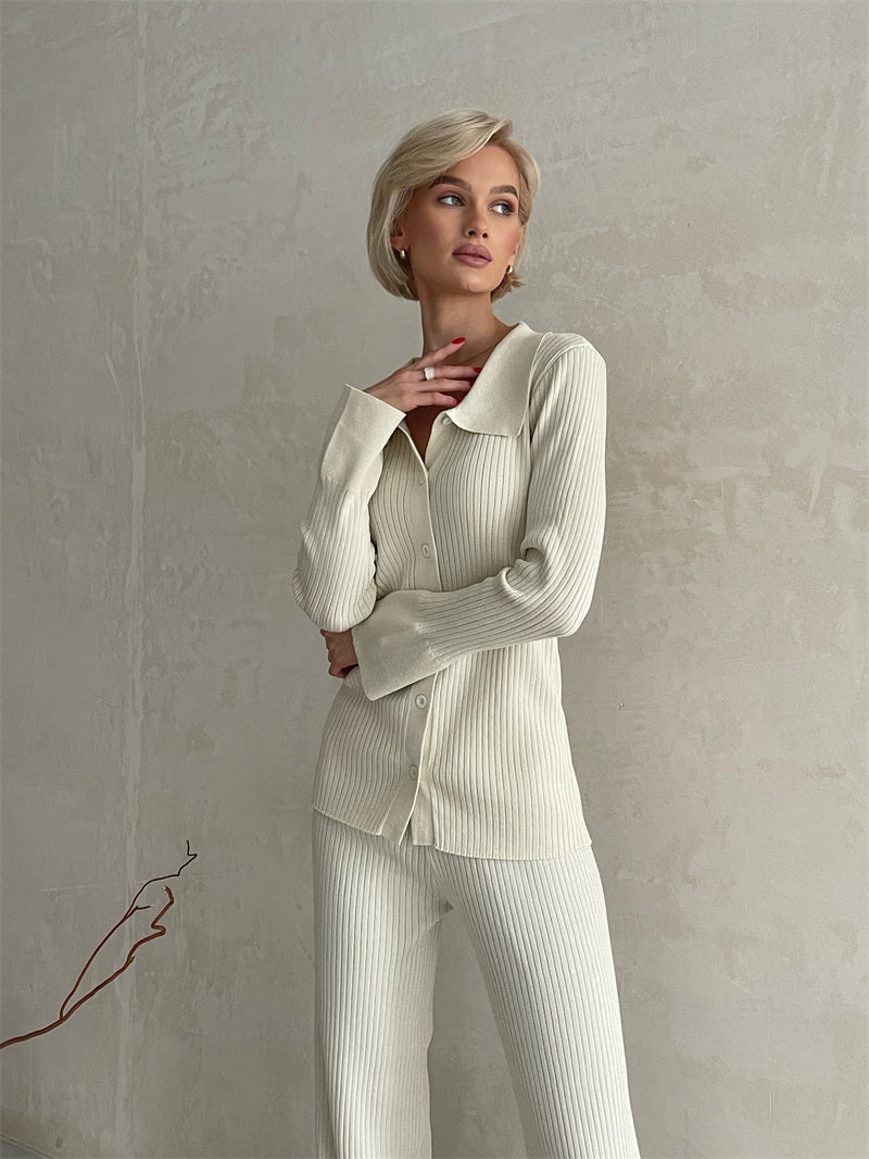 L'Auclair Knitted Two Piece Set