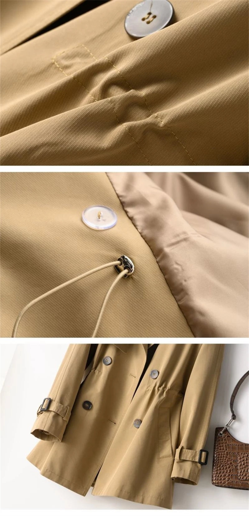 Olivia Amelia Mid-Length Trench Coat