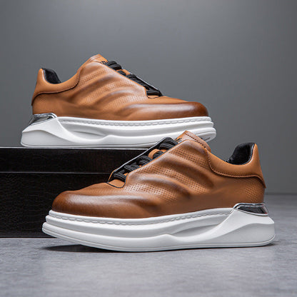 Jensen Urban Platform Leather Sneaker