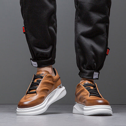 Jensen Urban Platform Leather Sneaker