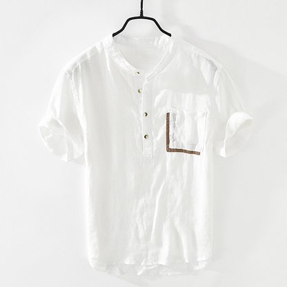 BENTLEY SHORT SLEEVE LINEN SHIRT