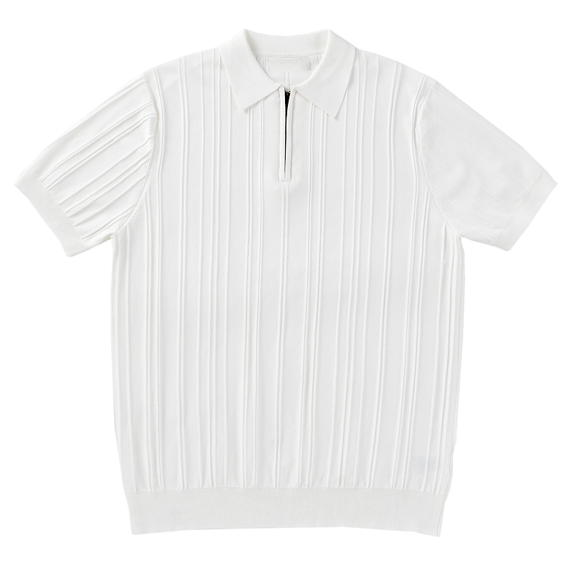 CRAWFORD KNITTED POLO SHIRT