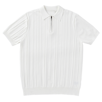 CRAWFORD KNITTED POLO SHIRT