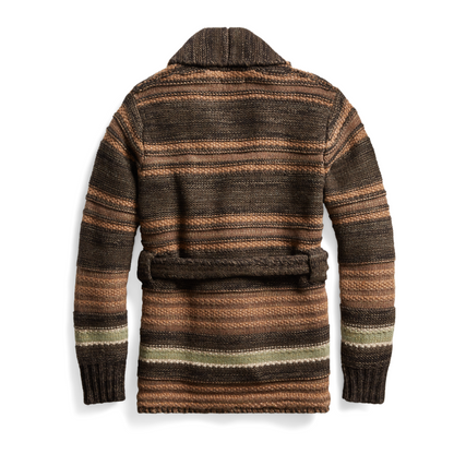 EMILE-RENÉ VINTAGE BELTED CARDIGAN