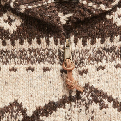 VINCÉNZIO JACQUARD WOOL CARDIGAN