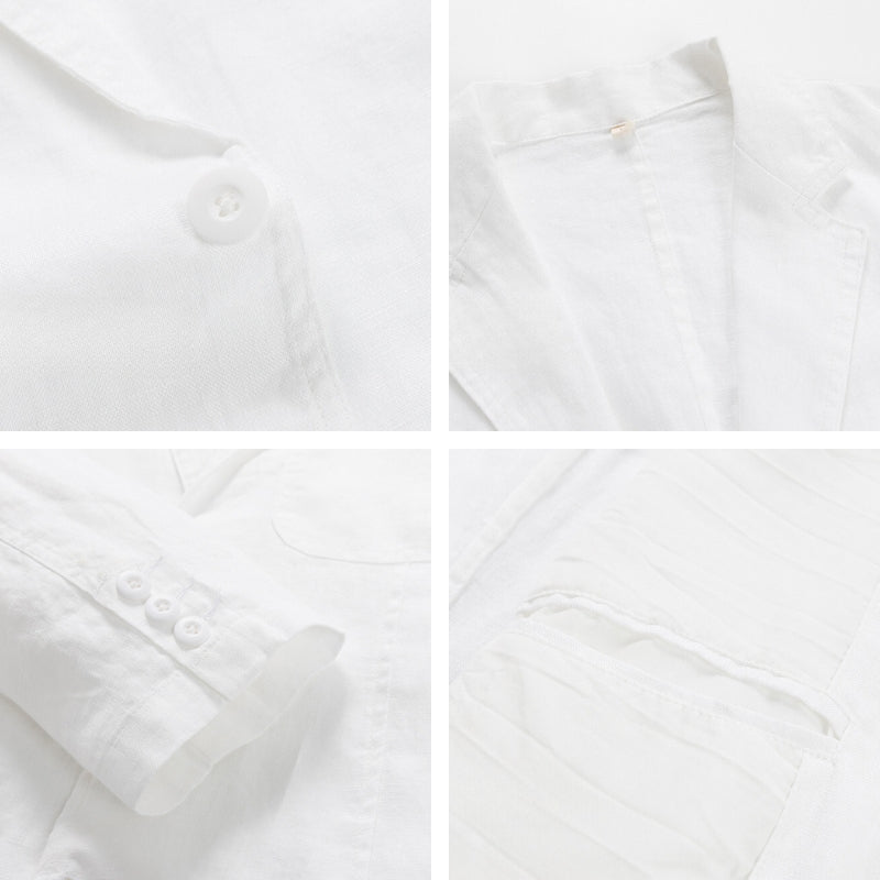 Remy-Doîr Classic Linen Blazer