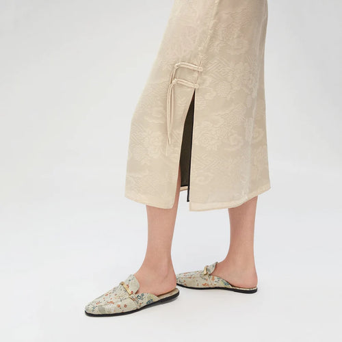 Okinawa Embroidered Mules