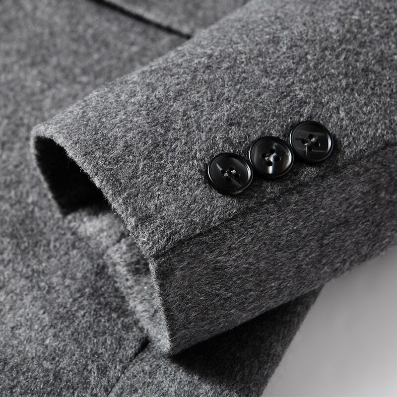 Milano-Calou Classic Slim Fit Overcoat