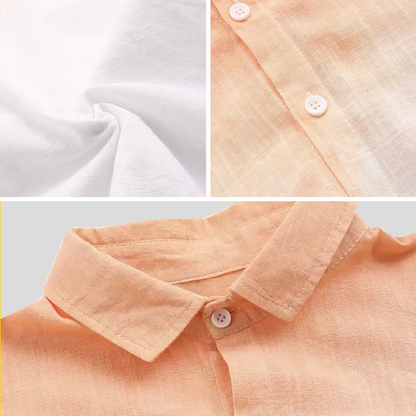LUCIANNO PREMIUM LINEN GRADIENT SHIRT