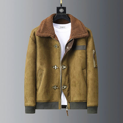 FROSTBUCKLE™ SHEARLING STATEMENT JACKET