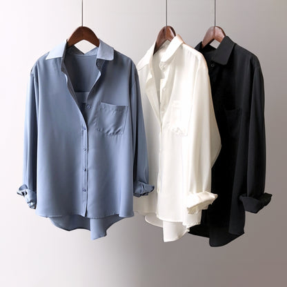 Calienne LOTUS™ SATIN BLOUSE