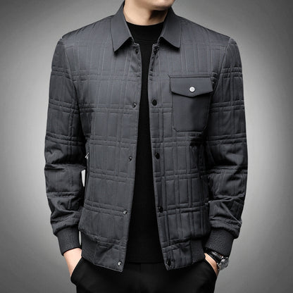 GRIDLOCK MONOGRAM PADDED JACKET