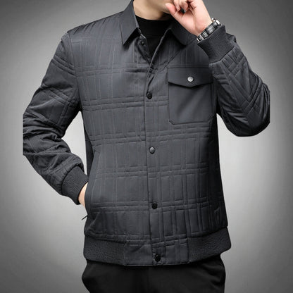 GRIDLOCK MONOGRAM PADDED JACKET