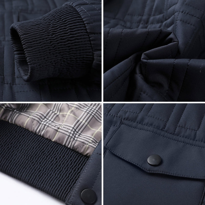 GRIDLOCK MONOGRAM PADDED JACKET