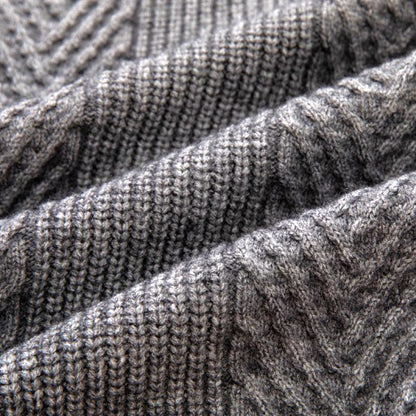 BASTIAN COTTON POLO SWEATSHIRT