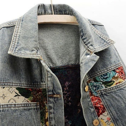 Chloeé Floral Denim Jacket