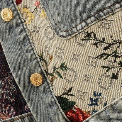 Chloeé Floral Denim Jacket
