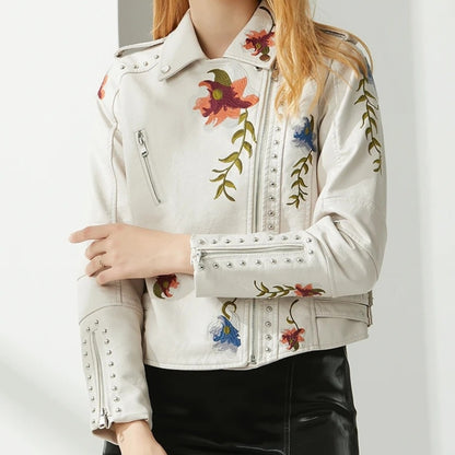 Edgy Leather Jacket by Ava St Clair™
