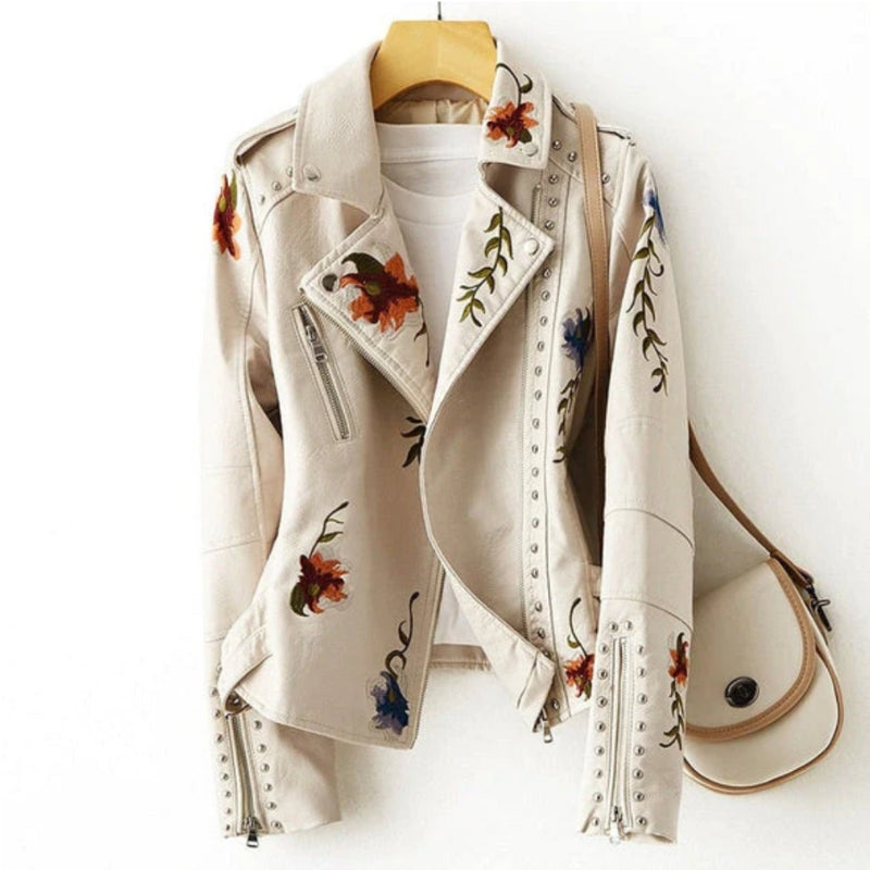 Edgy Leather Jacket by Ava St Clair™