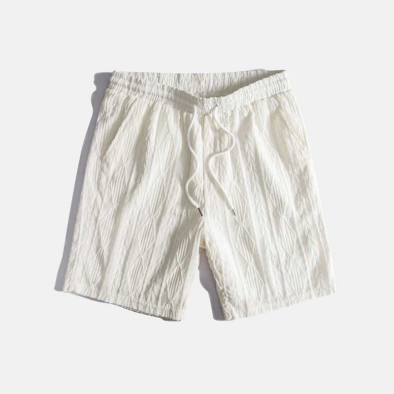 DEMY-SINCLAIRE JACQUARD CUBAN SHIRT & SHORTS SET