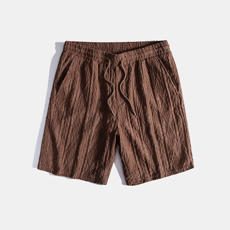 DEMY-SINCLAIRE JACQUARD CUBAN SHIRT & SHORTS SET