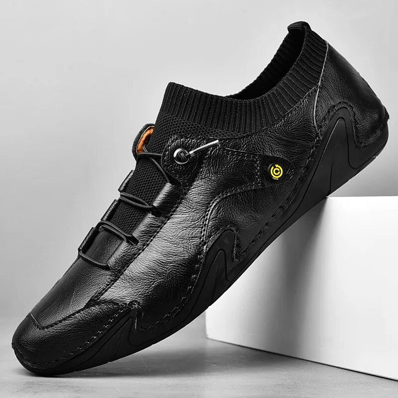 Andrew's Leather Slip-on Shoes