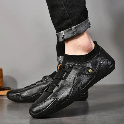 Andrew's Leather Slip-on Shoes