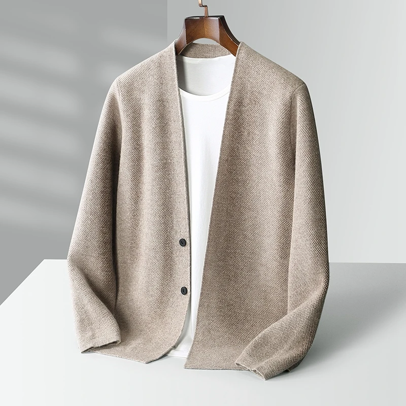 LUCIEN-DEMIÉ VIRGIN WOOL CARDIGAN