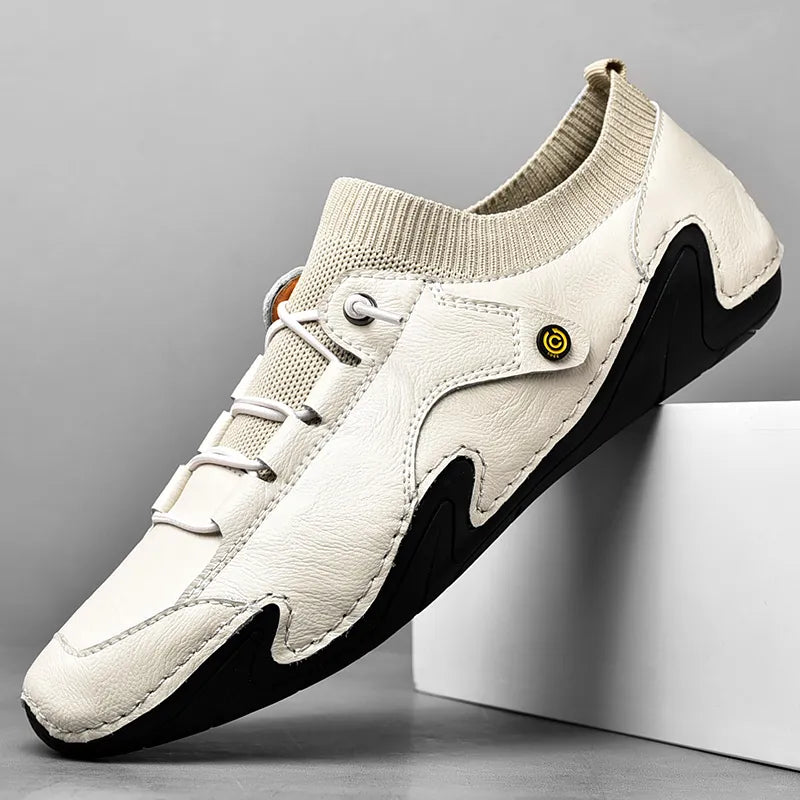 Andrew's Leather Slip-on Shoes