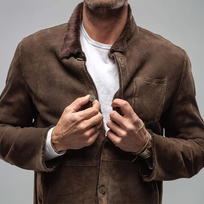 OLIVER-DUPRÉ HERITAGE SHERPA LINED JACKET