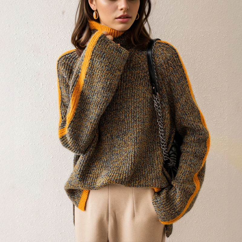 MÉLANGE COUTURE TURTLENECK SWEATER