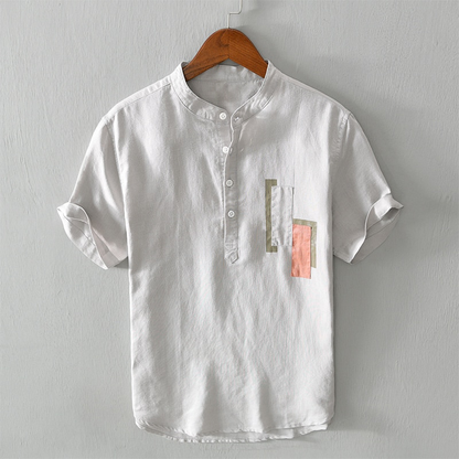 Russel-Etroue Contemporary Linen Shirt