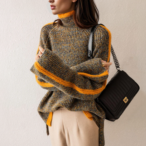 MÉLANGE COUTURE TURTLENECK SWEATER