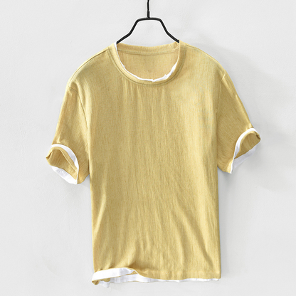 VALENTINO BREEZY COTTON LINEN SHIRT