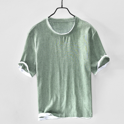 VALENTINO BREEZY COTTON LINEN SHIRT
