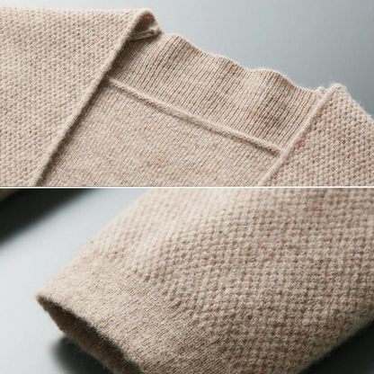 LUCIEN-DEMIÉ VIRGIN WOOL CARDIGAN